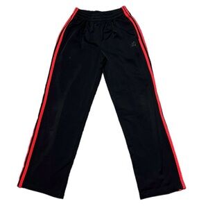 L 14/16 Adidas Kids Boys Youth Black Joggers Athletic Athleisure Sportswear